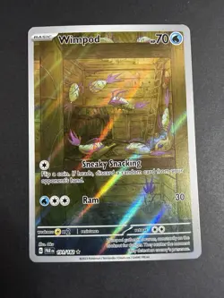Pokemon TCG: Wimpod 191/182 Illustration Rare Holo Paradox Rift NM - Image 1