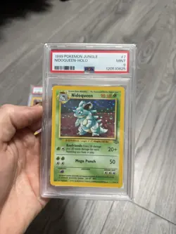 Pokemon 1999 Jungle Nidoqueen Holo #7 PSA 9 - Image 1