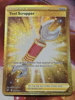 Pokemon TCG Tool Scrapper (Secret) 208/192 Secret Rare SWSH02: Rebel Clash - Image 1