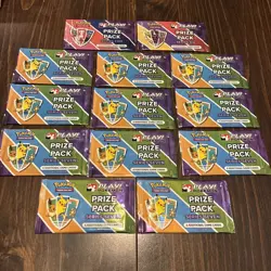 Pokemon Play League Prize Pack Series 6 & 7 Six Seven Sealed Lot Of 14 Packs - Image 1