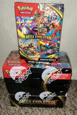Pokemon TCG Mega Evolution Enhanced Booster Box AND Booster Bundle (42 Packs) - Image 1