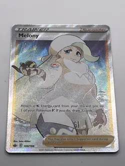 Pokemon TCG Melony Chilling Reign 195/198 Holo Full Art - Image 2