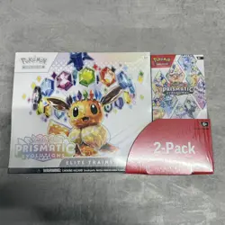 Pokemon TCG Prismatic Evolutions Costco 2 Pack - ETB & Booster Bundle Sealed - Image 1