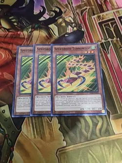 3X Speedroid Terrortop LED8-EN009 Common 1ST ED NM Yugioh - Image 1
