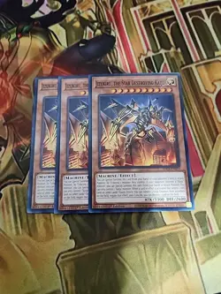 3X Jizukiru, the Star Destroying Kaiju SDSC-EN019 Common 1ST ED NM Yugioh - Image 1