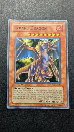 Tyrant Dragon SDRL-EN009 Yu-Gi-Oh! Card Common 1st Edition - Image 1