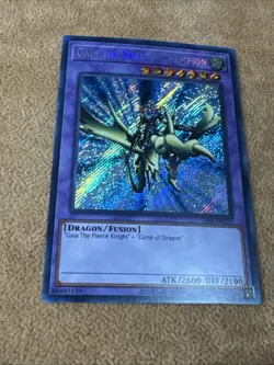 🔥 Yugioh Gaia the Dragon Champion LOB-EN125 25TH ANNI ~ SECRET RARE HOLOFOIL NM - Image 2