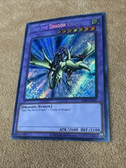 🔥 Yugioh Gaia the Dragon Champion LOB-EN125 25TH ANNI ~ SECRET RARE HOLOFOIL NM - Image 3