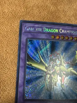 🔥 Yugioh Gaia the Dragon Champion LOB-EN125 25TH ANNI ~ SECRET RARE HOLOFOIL NM - Image 4