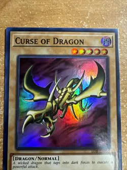 🔥 Yugioh Curse of Dragon LOB-EN066 SUPER RARE HOLOFOIL LEGEND OF BLUE-EYES NM - Image 2