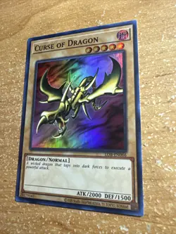 🔥 Yugioh Curse of Dragon LOB-EN066 SUPER RARE HOLOFOIL LEGEND OF BLUE-EYES NM - Image 4
