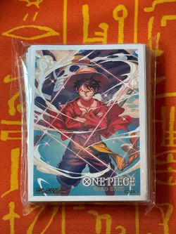 ONE PIECE MONKEY D. LUFFY CARD SLEEVES (70) OFFICIAL BANDAI JAPAN NEW & SEALED - Image 1