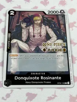 Donquixote Rosinante OP02-108 Judge Stamped One Piece TCG - Image 1