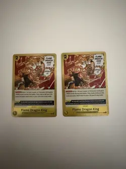 One Piece ST13-017 Flame Dragon King x2 | the Three Brothers Ultra Deck - Image 1