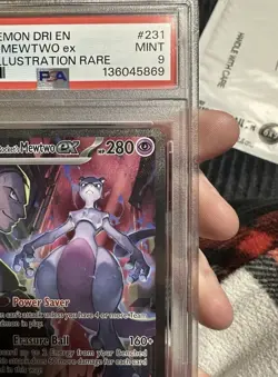 Pokemon Card Graded PSA 9 Team Rocket’s Mewtwo EX! - Image 4