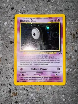 Pokemon TCG Cards Unown A 14/75 Neo Discovery Holo Rare - Image 3