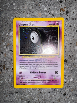Pokemon TCG Cards Unown A 14/75 Neo Discovery Holo Rare - Image 4