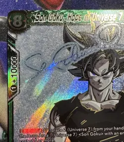 Dragon Ball Super Card Son Goku, Hope of Universe 7 TB1-052 SPR Near Mint - Image 2