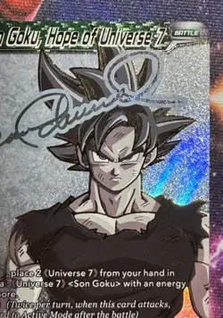 Dragon Ball Super Card Son Goku, Hope of Universe 7 TB1-052 SPR Near Mint - Image 3