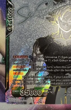 Dragon Ball Super Card Son Goku, Hope of Universe 7 TB1-052 SPR Near Mint - Image 4