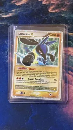 Pokemon Lucario LV X Promo Holo Diamond & Pearl DP12 110HP Card - Image 3