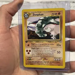 Donphan - 21/111 - Pokemon Neo Genesis 1st Edition Rare Card WOTC LP Pokemon TCG - Image 1