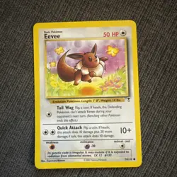 Pokemon TCG Eevee 74/110 Common Card Legendary Collection LP - Image 1