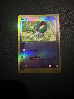 Pokemon Card - Ralts Ruby and Sapphire 67/109 Reverse Holo Played - Image 1