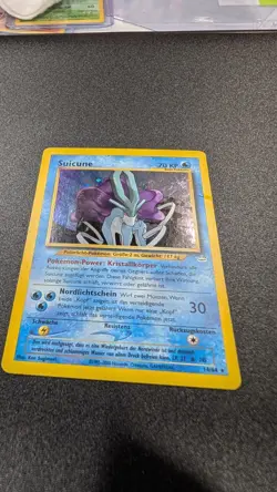 Pokemon TCG Suicune Neo Revelation Holo Card 14/64, GERMAN, LP-MP - Image 2
