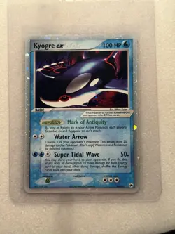 Kyogre Ex 94/101 Hidden Legends 2004 Pokemon TCG Card Near Mint Rare - Image 1