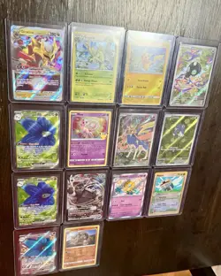 Pokemon TCG Full Art Holo And More (14 Cards) Vintage and Modern Mixed Lot LOOK - Image 2