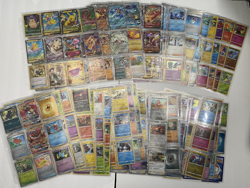 400+ Pokemon Holo Cards - 47 Single-Sided Binder Pages - English - LP-MP - Image 1
