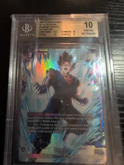 Vegito FB02-061 Dragon Ball Super Fusion World Blazing Aura SR Card BGS 10 - Image 1