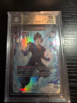 Vegito FB02-061 Dragon Ball Super Fusion World Blazing Aura SR Card BGS 10 - Image 2