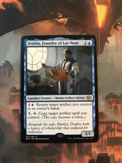 MTG Drafna, Founder of Lat-Nam The Brothers' War BRO 047/287 Rare NM - Image 1