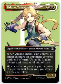 Zidane, Tantalus Thief (Borderless) (Surge Foil) U FINAL FANTASY 550 FIN - Image 1
