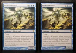 2x Roil Elemental Zendikar NM Magic The Gathering MTG Tcg 2 X2 See Pics - Image 1