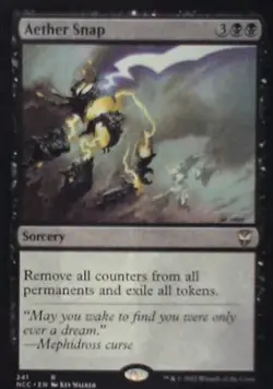 Aether Snap - Commander: Streets of New Capenna: #241, MTG Nm C277 - Image 1