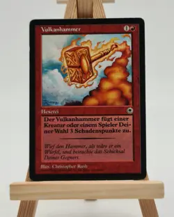 Volcano Hammer Portal Magic Card MTG German (Volcanic Hammer)- - Image 1