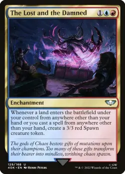 MTG Warhammer 40,000 The Lost And The Damned x1 Uncommon Enchantment NM/M - Image 1