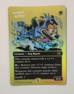 Mtg Aetherdrift District Mascot Borderless First Place Foil NM - Image 1