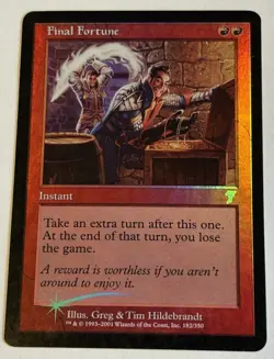 Magic The Gathering - Final Fortune - 7th Edition - Foil - Image 1