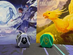 MTG Final Fantasy Chocobo & Avatar Bundle Click Wheel Life Counter Spinners - Image 1