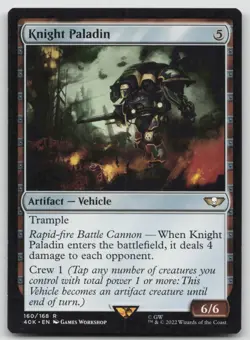 Knight Paladin 40K #160 R Normal NM - Image 1
