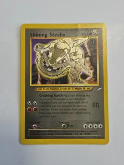 Pokemon 💎 Shining Steelix 112/105 Neo Destiny Secret Rare Holo LP/EX *See Pics* - Image 5