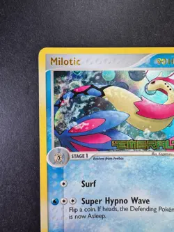 2005 Pokemon Milotic EX Emerald 8/106 Reverse Holo - Image 2