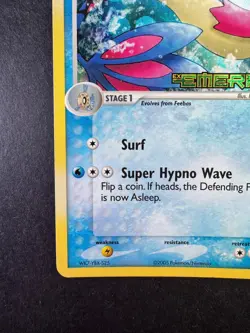 2005 Pokemon Milotic EX Emerald 8/106 Reverse Holo - Image 4