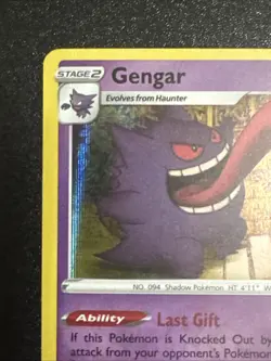 Pokemon Chilling Reign Gengar Holo NM - Image 5