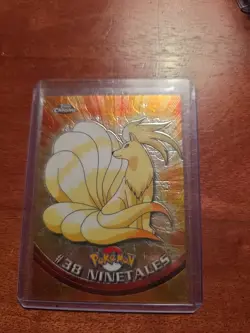 1998 Topps Chrome Pokemon Ninetails #38 TV Animation Edition NM-MT - Image 1