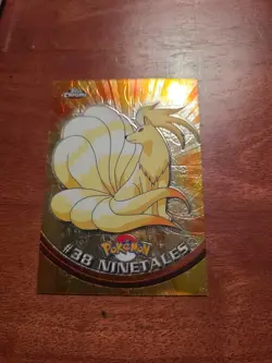 1998 Topps Chrome Pokemon Ninetails #38 TV Animation Edition NM-MT - Image 2